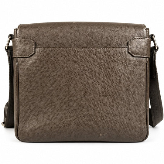 Louis Vuitton Brown Taiga Leather Crossbody Messenger Bag - Handbags - Jawns on Fire Sneakers &amp; Shoes