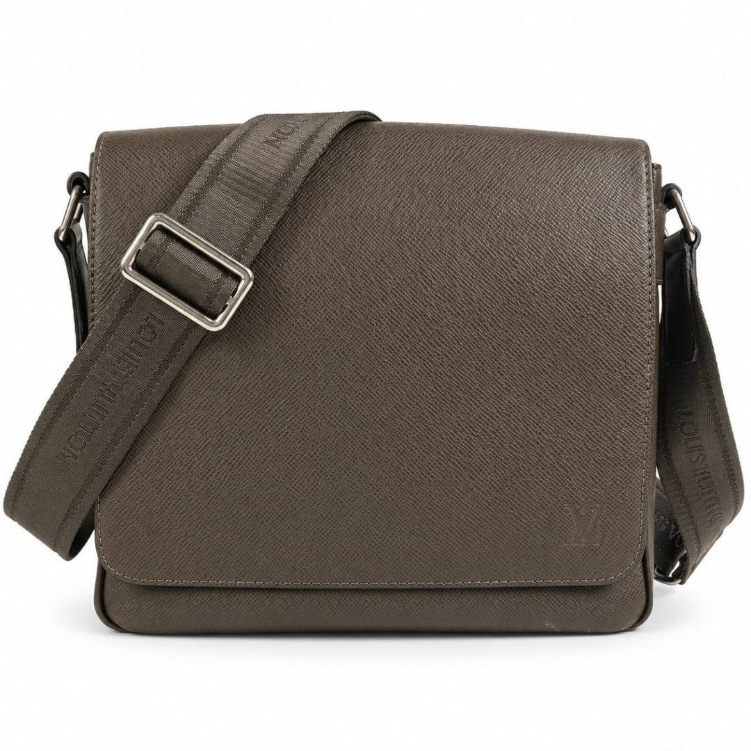 Louis Vuitton Brown Taiga Leather Crossbody Messenger Bag - Handbags - Jawns on Fire Sneakers &amp; Shoes