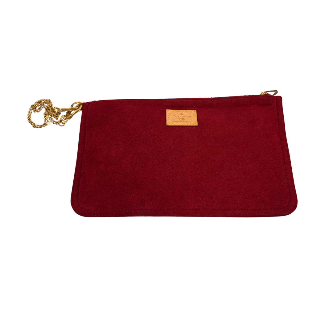 Louis Vuitton Burgundy Wristlet - Handbags - Jawns on Fire Sneakers & Shoes