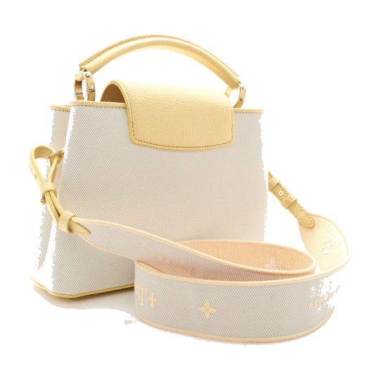 Louis Vuitton Capucine BB Canvas Top Handle Plume Yellow Bag - Handbags - Jawns on Fire Sneakers & Shoes