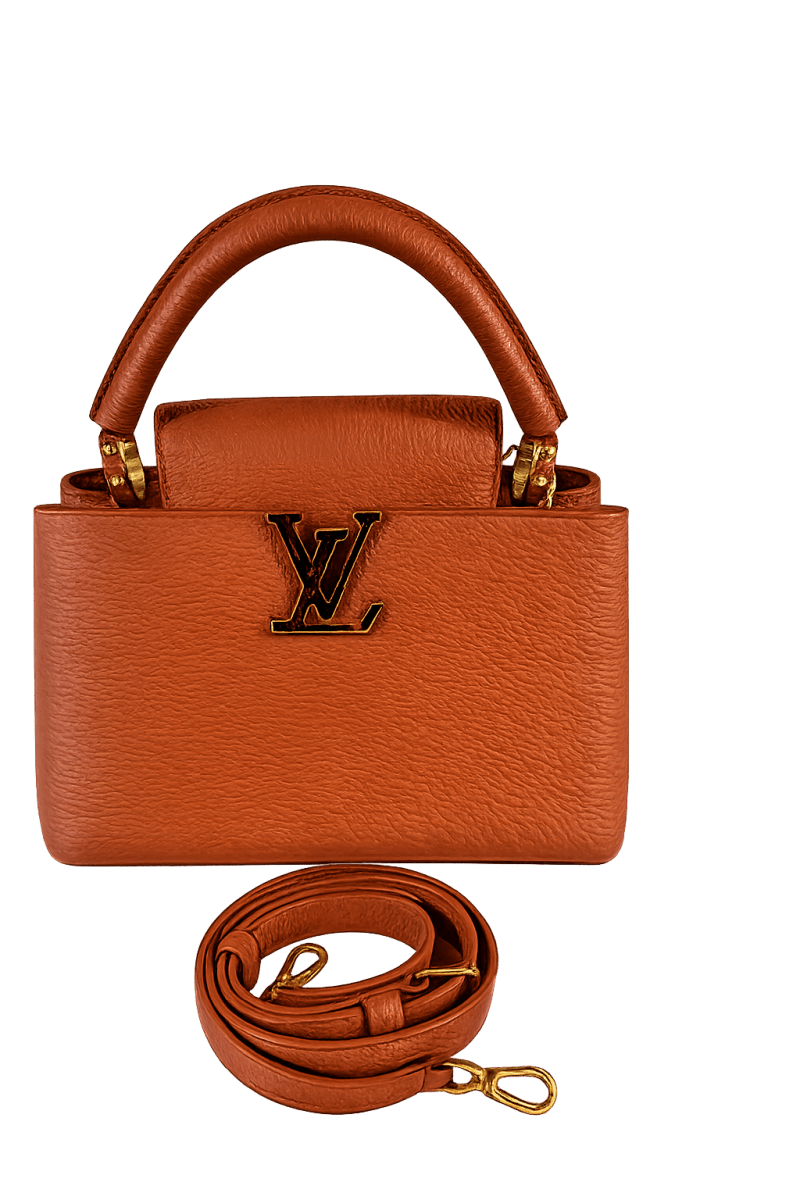 Louis Vuitton Capucine BB Taurillon Leather Shoulder Cognac - Handbags - Jawns on Fire Sneakers & Shoes