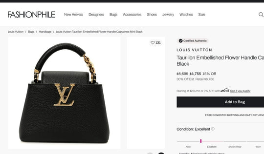 Louis Vuitton Capucine Mini Taurillon Leather Embellished Flower Ivory - Handbags - Jawns on Fire Sneakers & Shoes