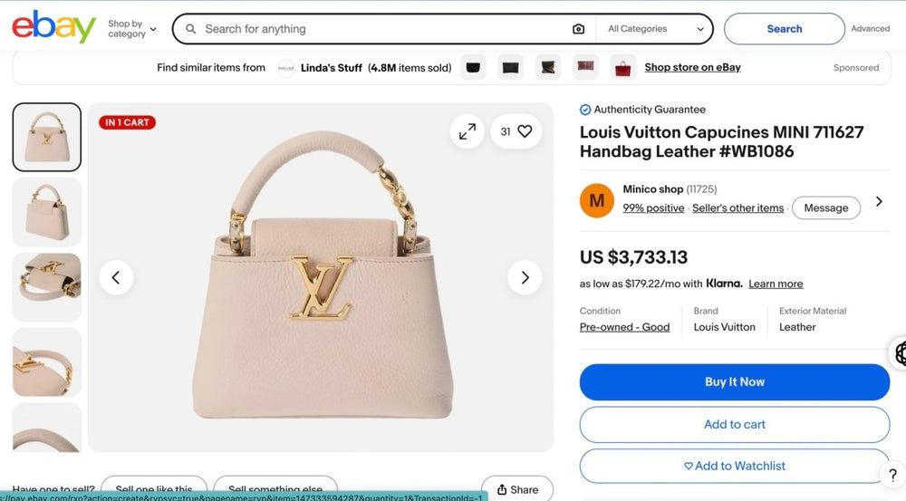 Louis Vuitton Capucine Mini Taurillon Leather Embellished Flower Ivory - Handbags - Jawns on Fire Sneakers & Shoes