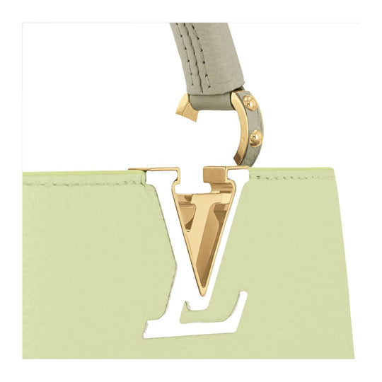 Louis Vuitton Capucine Mini Taurillon Leather Top Handle Green Bag - M22916 - Handbags - Jawns on Fire Sneakers & Shoes