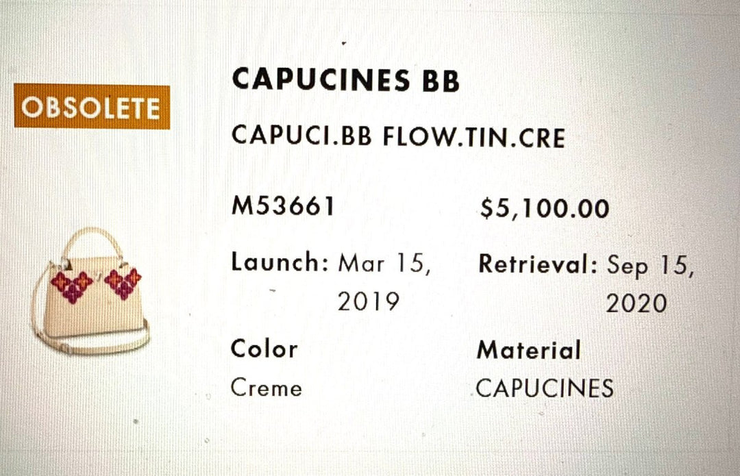 Louis Vuitton Capucines BB Flower Tinsel Handbag M53661 - Handbags - Jawns on Fire Sneakers & Shoes