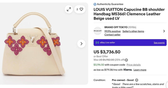 Louis Vuitton Capucines BB Flower Tinsel Handbag M53661 - Handbags - Jawns on Fire Sneakers &amp; Shoes