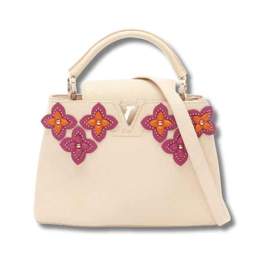 Louis Vuitton Capucines BB Flower Tinsel Handbag M53661 - Handbags - Jawns on Fire Sneakers & Shoes