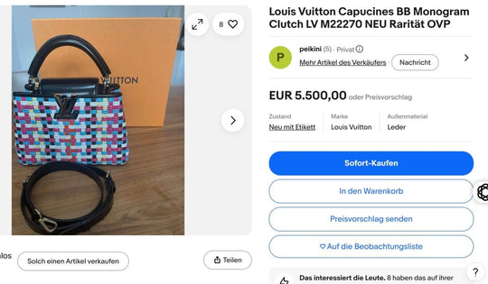 Louis Vuitton Capucines BB Patent Leather Top Handle Multi Color Bag M22270 - Handbags - Jawns on Fire Sneakers & Shoes