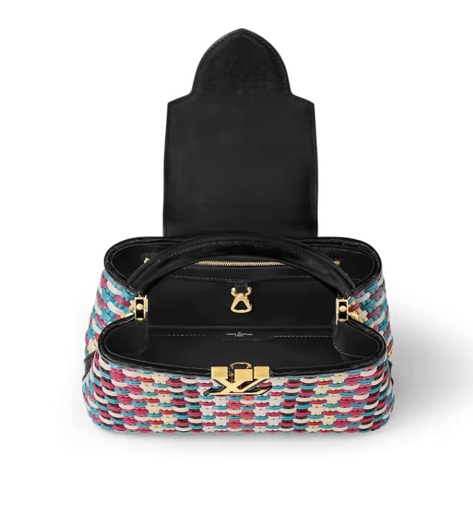 Louis Vuitton Capucines BB Patent Leather Top Handle Multi Color Bag M22270 - Handbags - Jawns on Fire Sneakers & Shoes