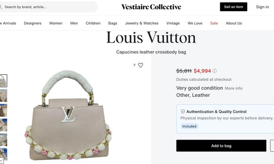 Louis Vuitton Capucines BB Vanilla Taurillon Leather Bag with Fur Handle - Handbags - Jawns on Fire Sneakers & Shoes