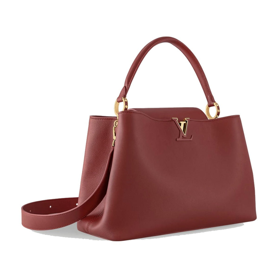 Louis Vuitton Capucines GM Souple Satchel Rust Red M13027 - Handbags - Jawns on Fire Sneakers & Shoes