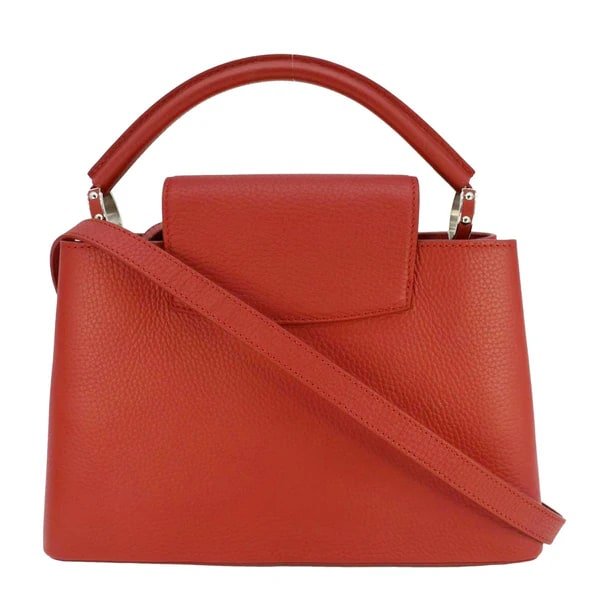 Louis Vuitton Capucines GM Souple Satchel Rust Red M13027 - Handbags - Jawns on Fire Sneakers & Shoes