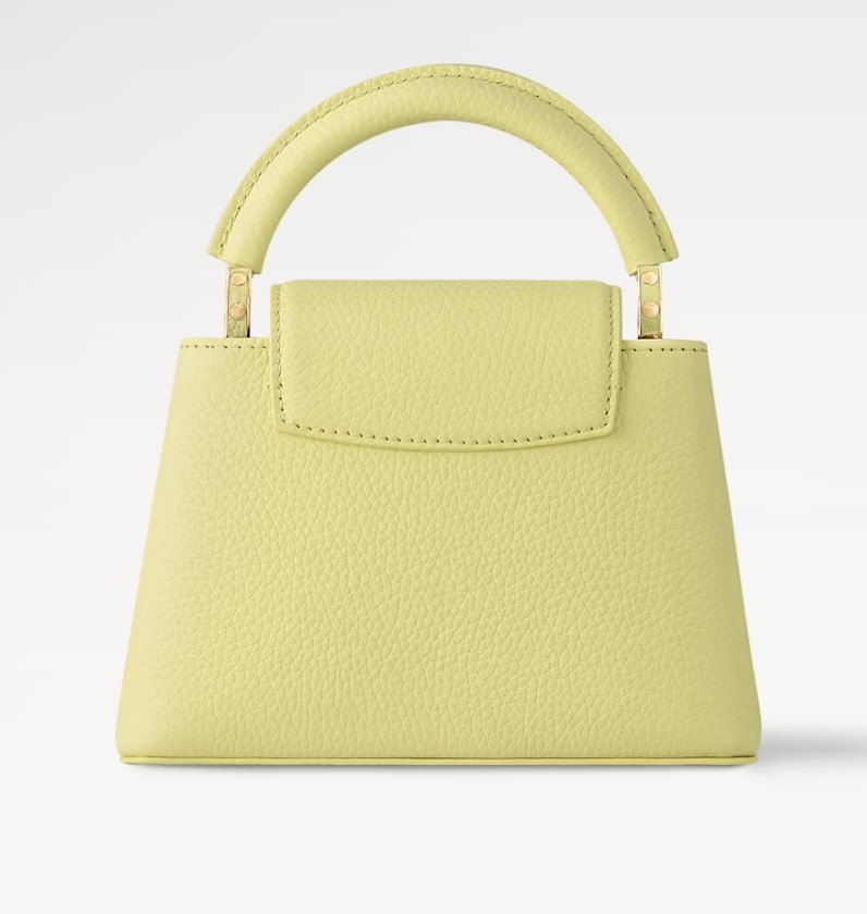 Louis Vuitton Capucines Mini Taurillon Leather Handbag Sun Beam M25232 - Handbags - Jawns on Fire Sneakers & Shoes
