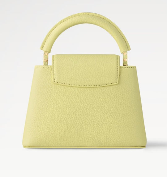 Louis Vuitton Capucines Mini Taurillon Leather Handbag Sun Beam M25232 - Handbags - Jawns on Fire Sneakers & Shoes