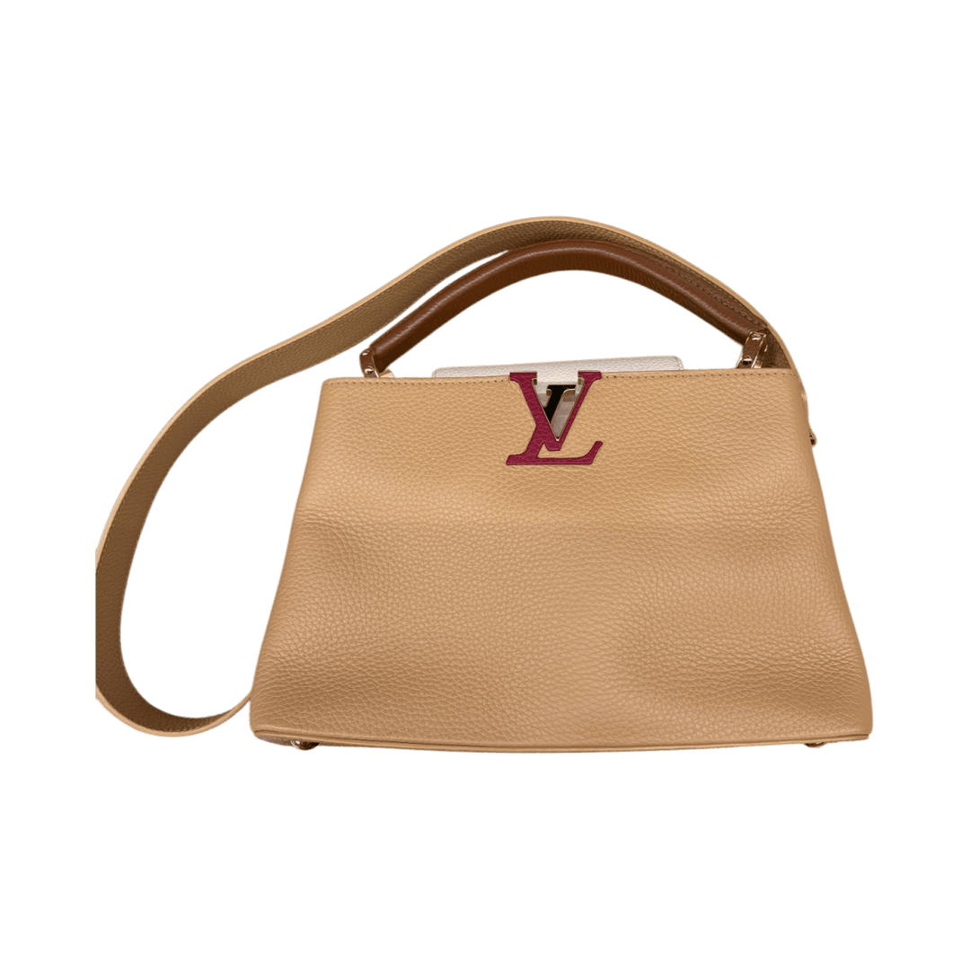 Louis Vuitton Capucines MM Brown Red Hand Bag - Handbags - Jawns on Fire Sneakers & Shoes