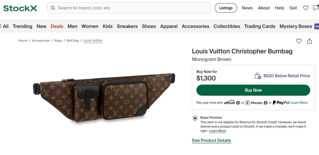 Louis Vuitton Christopher Bumbag Monogram Brown - Handbags - Jawns on Fire Sneakers & Shoes