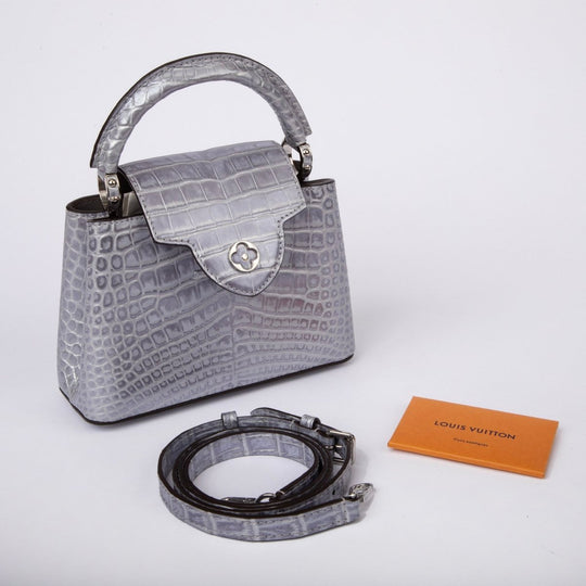 Louis Vuitton Crocodile Capucines BB Silver - Handbags - Jawns on Fire Sneakers &amp; Shoes