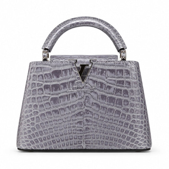 Louis Vuitton Crocodile Capucines BB Silver - Handbags - Jawns on Fire Sneakers & Shoes