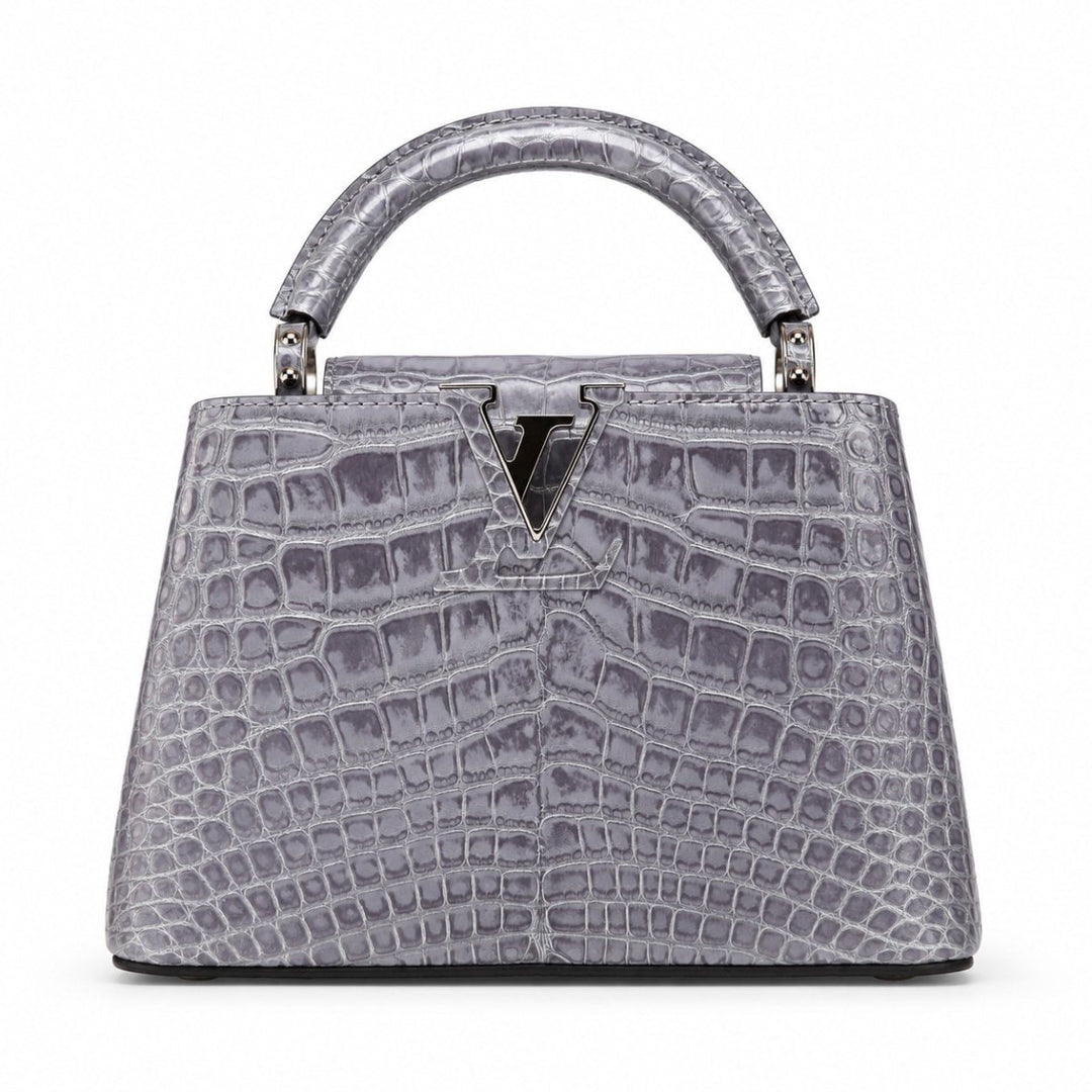 Louis Vuitton Crocodile Capucines BB Silver - Handbags - Jawns on Fire Sneakers & Shoes
