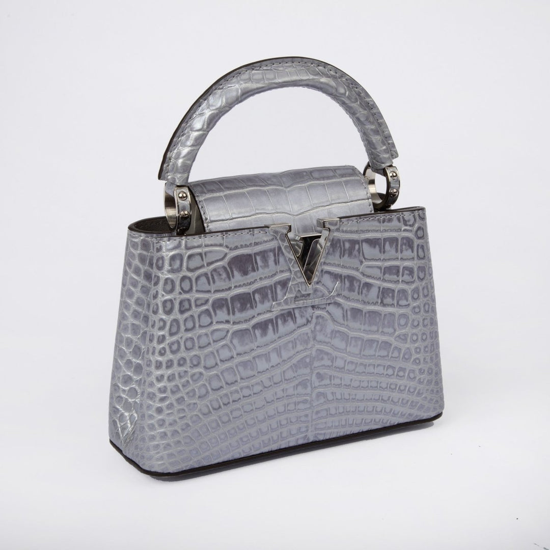 Louis Vuitton Crocodile Capucines BB Silver - Handbags - Jawns on Fire Sneakers &amp; Shoes
