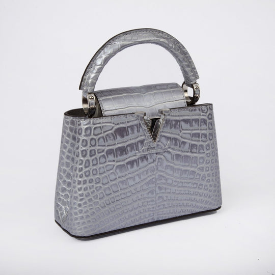 Louis Vuitton Crocodile Capucines BB Silver - Handbags - Jawns on Fire Sneakers &amp; Shoes