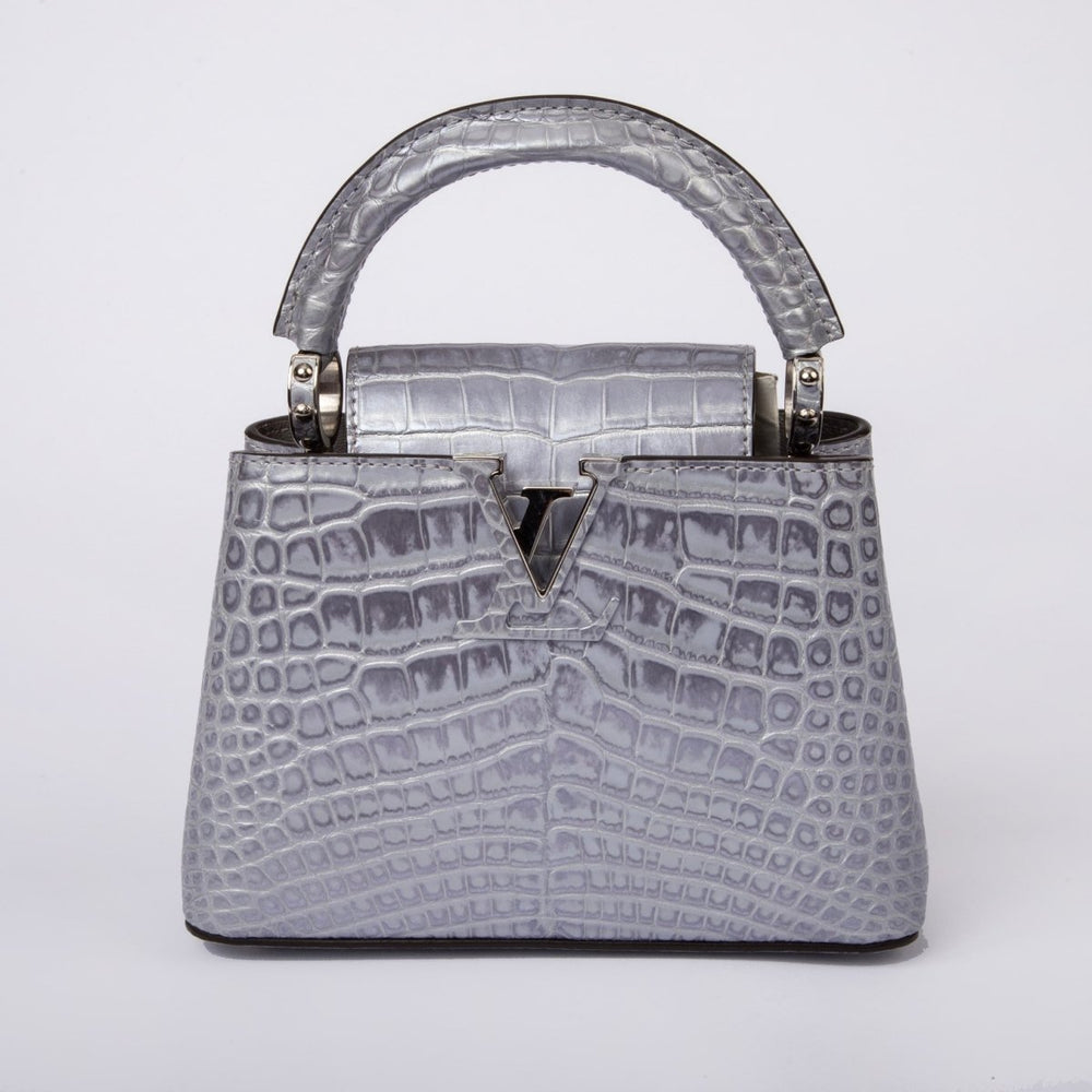 Louis Vuitton Crocodile Capucines BB Silver - Handbags - Jawns on Fire Sneakers & Shoes