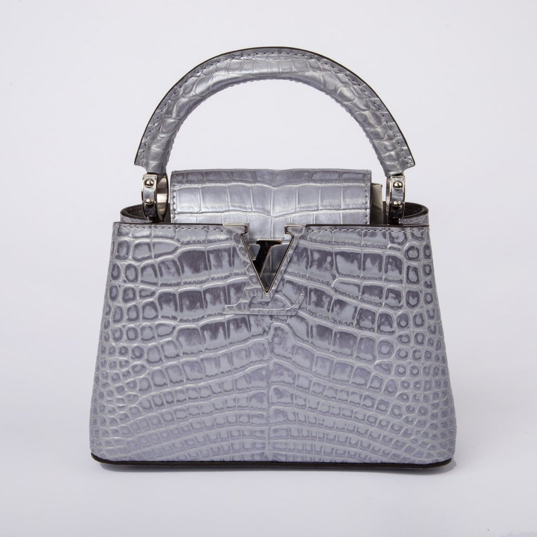 Louis Vuitton Crocodile Capucines BB Silver - Handbags - Jawns on Fire Sneakers &amp; Shoes