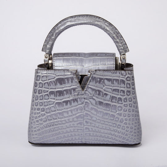 Louis Vuitton Crocodile Capucines BB Silver - Handbags - Jawns on Fire Sneakers &amp; Shoes