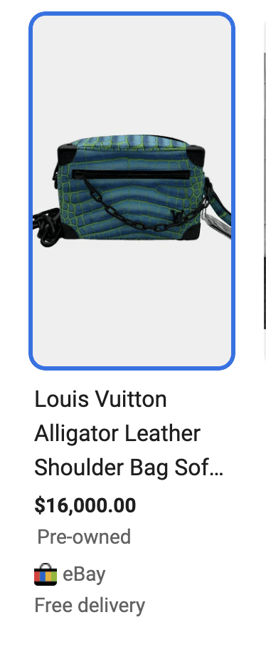Louis Vuitton Crocodile Leather Shoulder Bag Soft Trunk Bronze - Handbags - Jawns on Fire Sneakers & Shoes