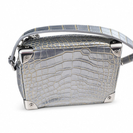 Louis Vuitton Crocodile Leather Shoulder Bag Soft Trunk Bronze - Handbags - Jawns on Fire Sneakers & Shoes