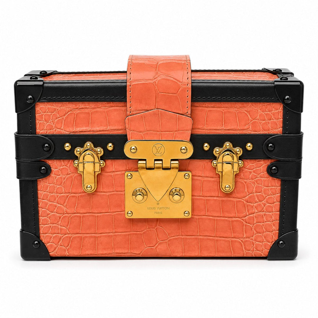 Louis Vuitton Crocodile Petite Malle Coral Pink - Handbags - Jawns on Fire Sneakers &amp; Shoes