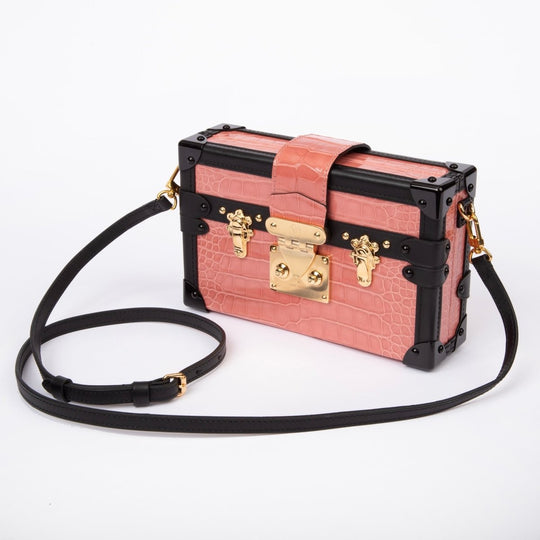 Louis Vuitton Crocodile Petite Malle Coral Pink N94243 - Handbags - Jawns on Fire Sneakers &amp; Shoes