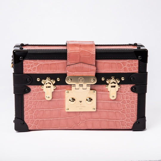 Louis Vuitton Crocodile Petite Malle Coral Pink N94243 - Handbags - Jawns on Fire Sneakers &amp; Shoes