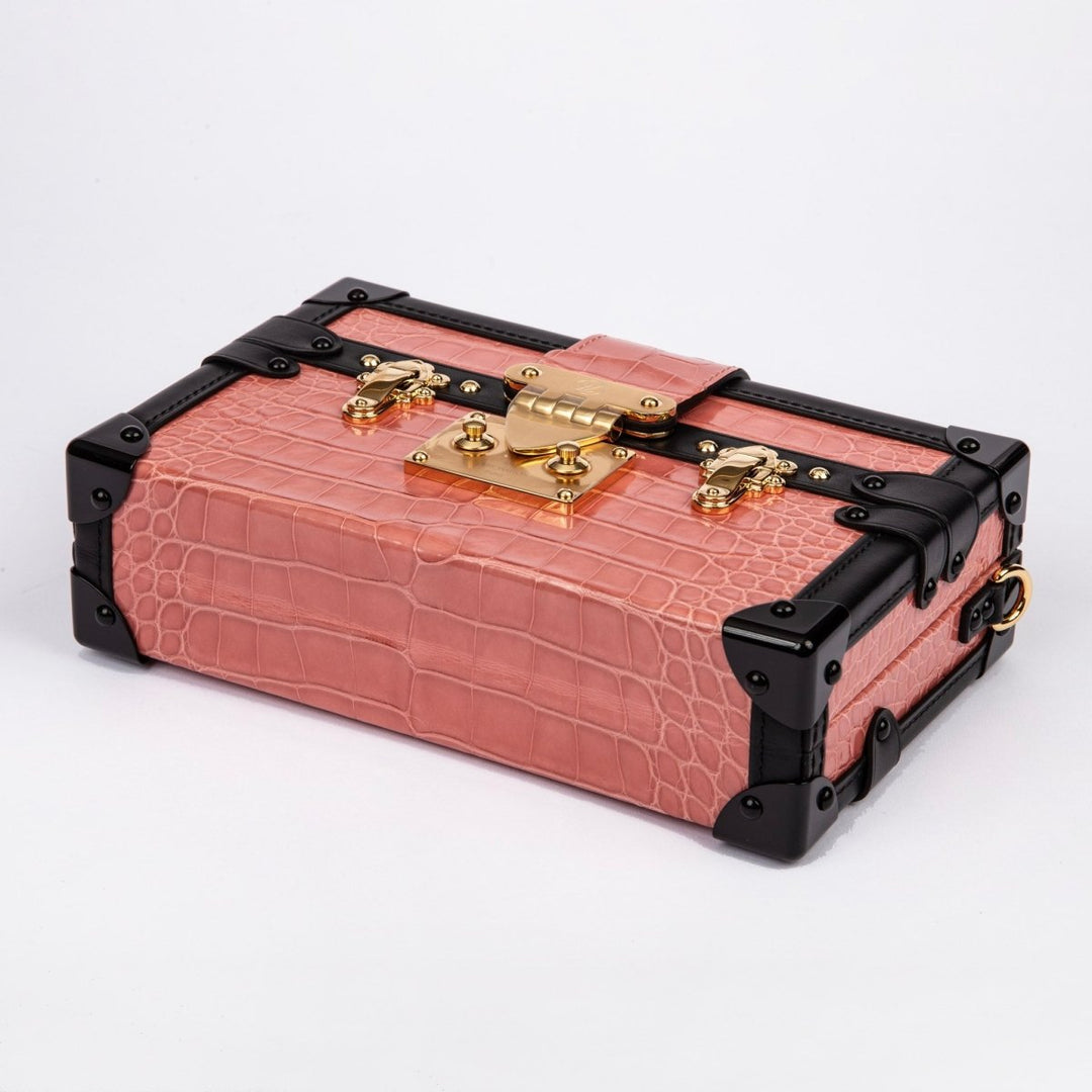 Louis Vuitton Crocodile Petite Malle Coral Pink N94243 - Handbags - Jawns on Fire Sneakers &amp; Shoes