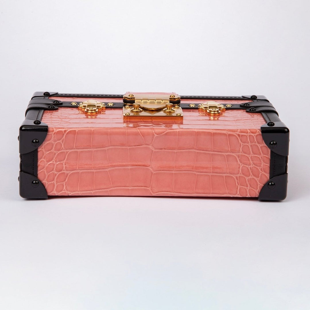 Louis Vuitton Crocodile Petite Malle Coral Pink N94243 - Handbags - Jawns on Fire Sneakers &amp; Shoes