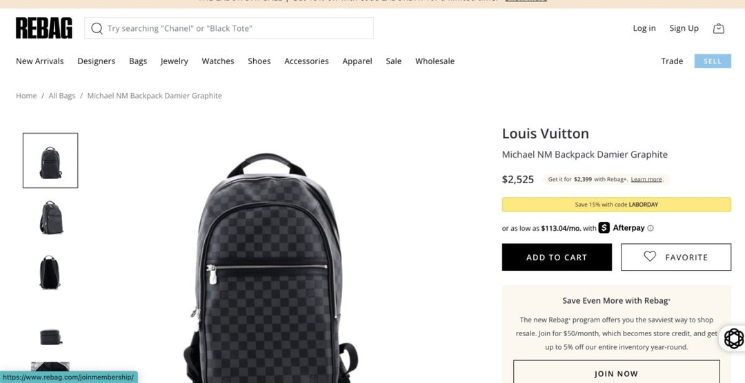 Louis Vuitton Damier Graphite Michael Black Backpack - Handbags - Jawns on Fire Sneakers &amp; Shoes