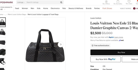 Louis Vuitton Damier Graphite Neo Eole 55 Boston Bag - Handbags - Jawns on Fire Sneakers &amp; Shoes