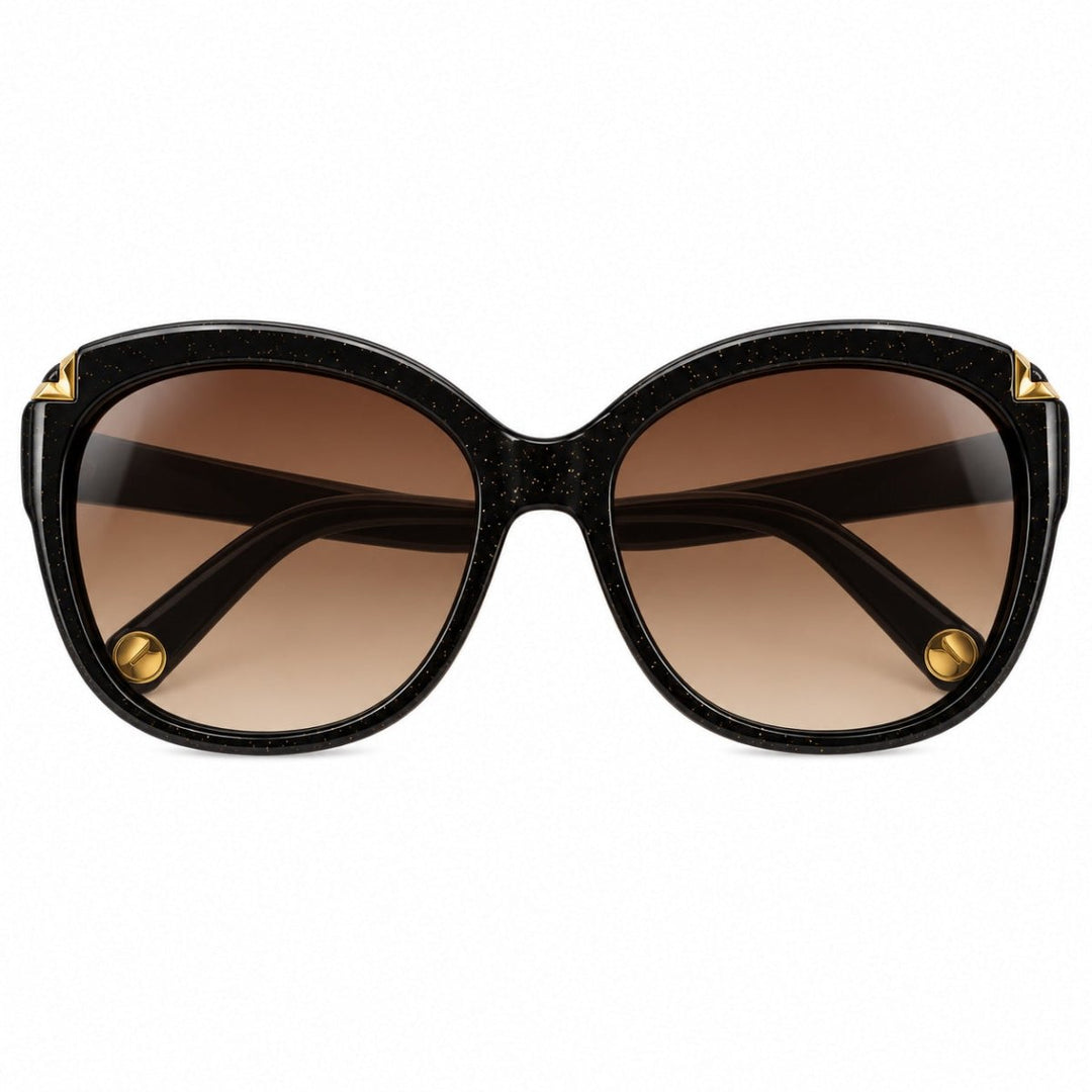 Louis Vuitton Hortensia Cat Eye Sunglasses Brown Glitter - Sunglasses - Jawns on Fire Sneakers &amp; Shoes