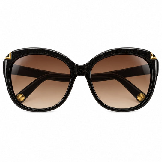 Louis Vuitton Hortensia Cat Eye Sunglasses Brown Glitter - Sunglasses - Jawns on Fire Sneakers &amp; Shoes
