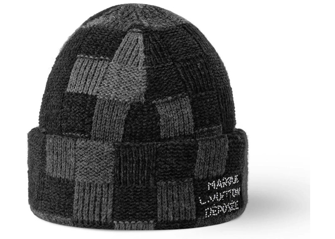 Louis Vuitton LV Crush Damoflage Beanie Black Damoflage - Clothing Accessory - Jawns on Fire Sneakers & Shoes
