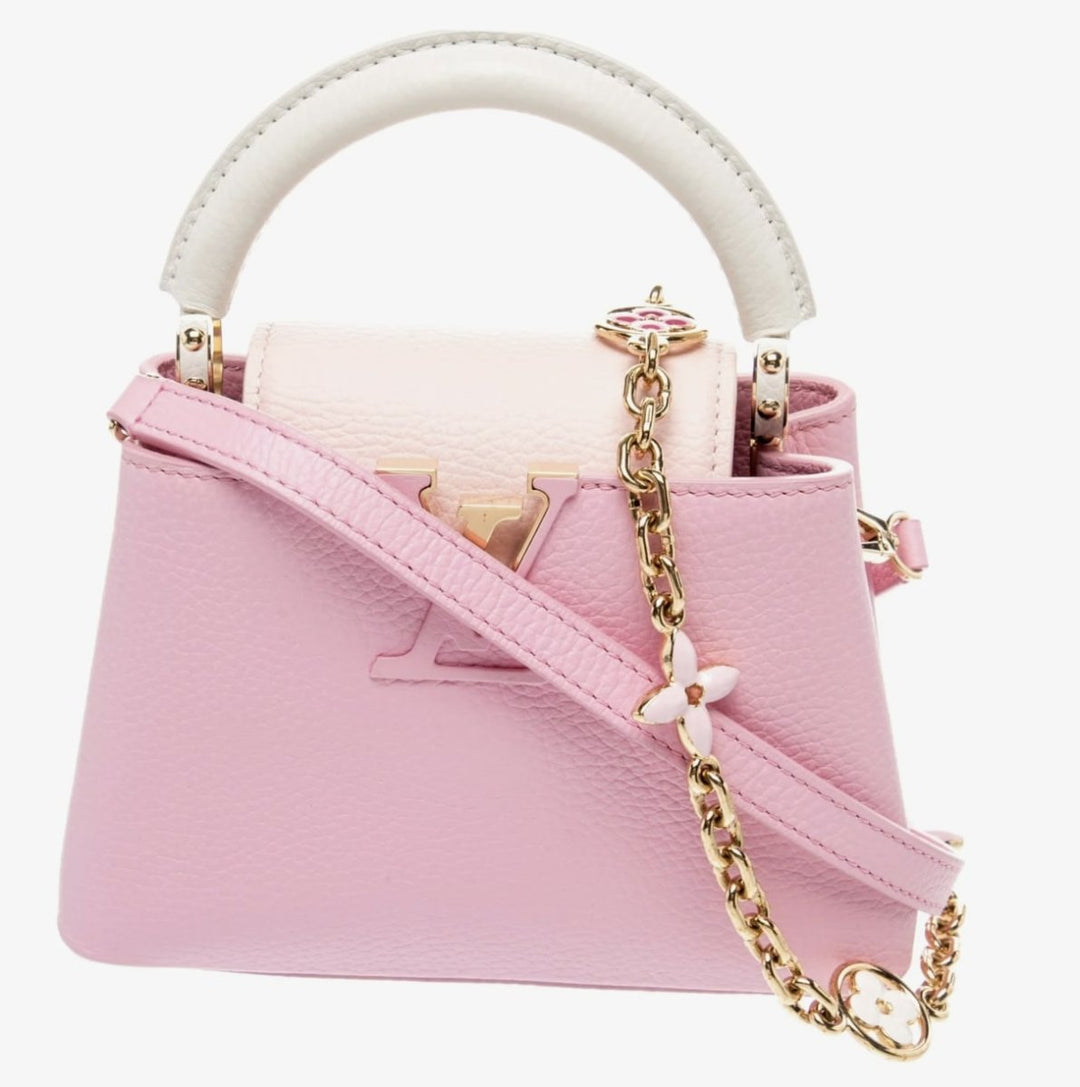 Louis Vuitton LV Mini Monogram Capucines Pink Candy - Handbags - Jawns on Fire Sneakers & Shoes