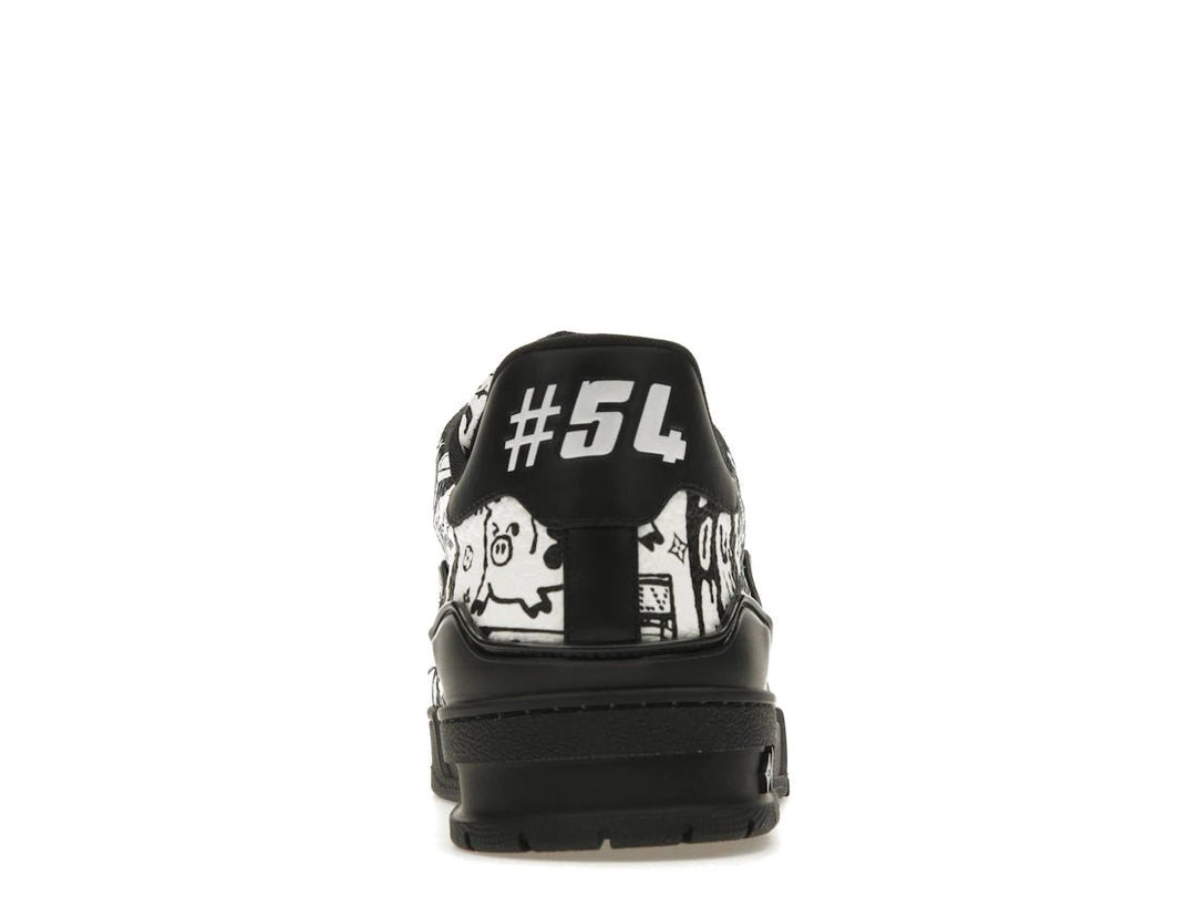 Louis Vuitton LV Trainer Comic Motifs Black White (SS23) - Sneakers - Jawns on Fire Sneakers & Shoes