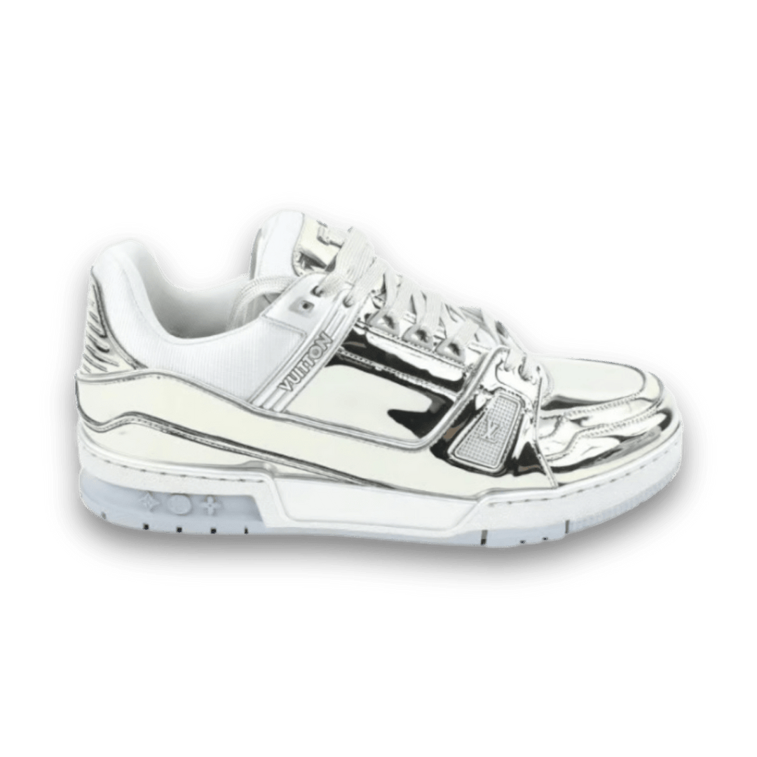 Louis Vuitton LV Trainer 'Silver Mirror" - Sneakers - Jawns on Fire Sneakers & Shoes