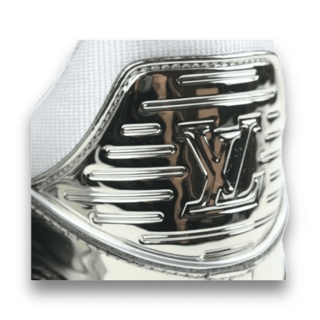 Louis Vuitton LV Trainer 'Silver Mirror" - Sneakers - Jawns on Fire Sneakers & Shoes
