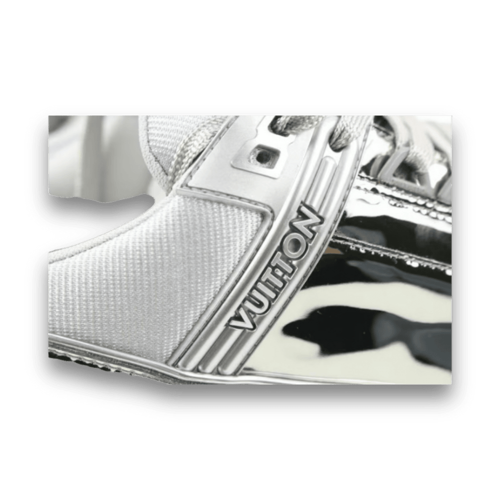 Louis Vuitton LV Trainer 'Silver Mirror" - Sneakers - Jawns on Fire Sneakers & Shoes
