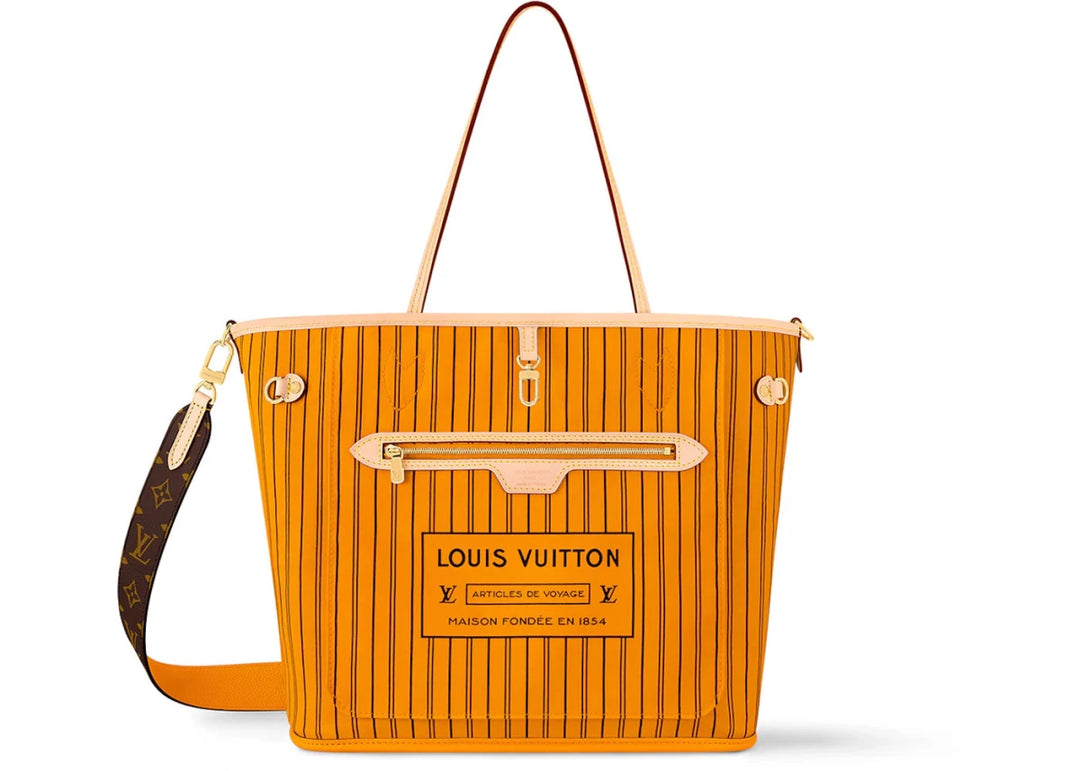Louis Vuitton Neverfull Bandouliere MM Inside Out Monogram/Jaune Safran M11947 - Handbags - Jawns on Fire Sneakers & Shoes