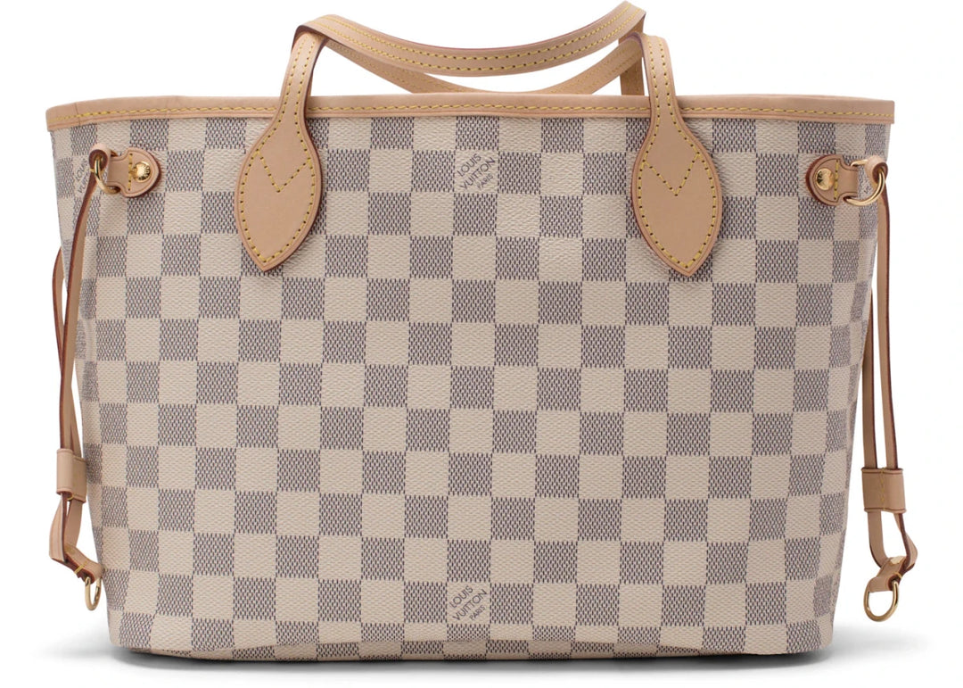 Louis Vuitton Neverfull Damier Azur PM Beige Lining - Handbags - Jawns on Fire Sneakers &amp; Shoes