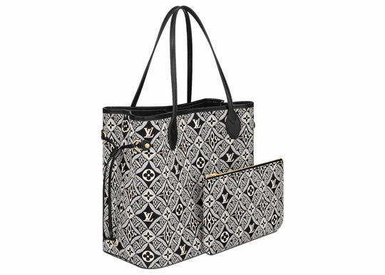 Louis Vuitton Neverfull MM Since 1854 Monogram Jacquard Gray - Handbags - Jawns on Fire Sneakers &amp; Shoes