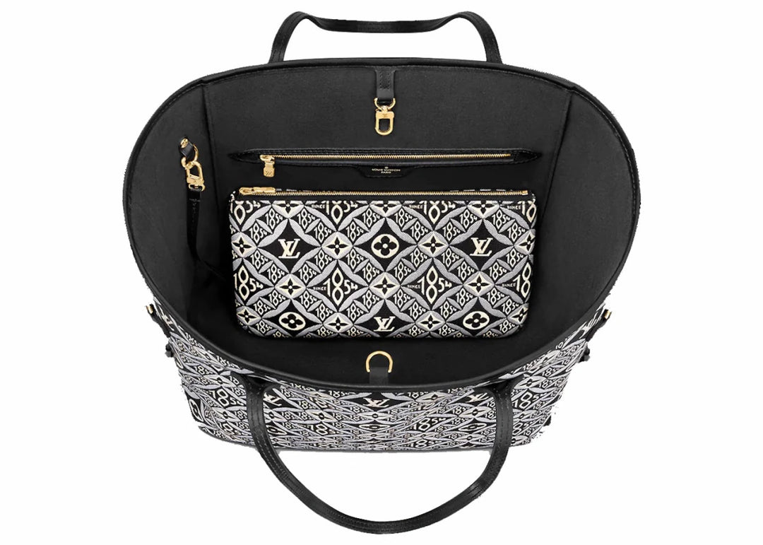 Louis Vuitton Neverfull MM Since 1854 Monogram Jacquard Gray - Handbags - Jawns on Fire Sneakers &amp; Shoes