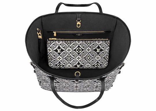 Louis Vuitton Neverfull MM Since 1854 Monogram Jacquard Gray - Handbags - Jawns on Fire Sneakers &amp; Shoes